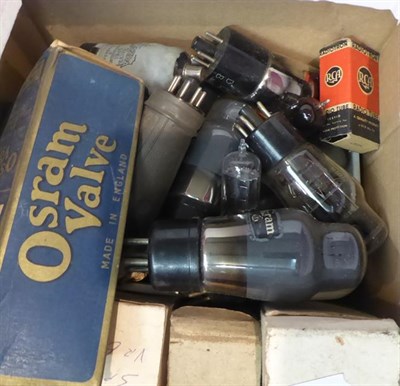 Lot 3098 - A Quantity Of Wireless Valves: many manufacturers including Marconi, Mullard, Osram, various...