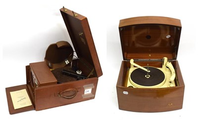 Lot 3099 - A Rare Libertyphone Automatic Record Changer And Wireless Portable Set, with nickel oxide plate...