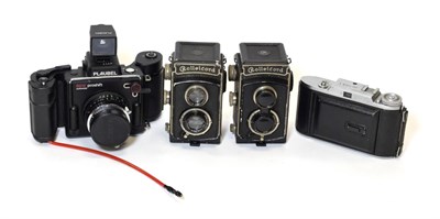 Lot 3177 - Plaubel 69W Proshift Camera with Schneider-Kreuznach Super-Angulon 5.6-47 lens; together with...