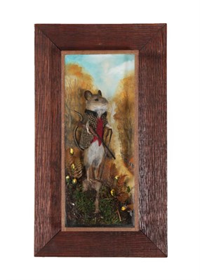 Lot 255 - Taxidermy: Anthropomorphic Game Keeper Mouse, circa 2019, by A.J. Armitstead, Taxidermist &...