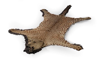 Lot 262 - Taxidermy: Leopard Skin Rug (Panthera pardus), circa 1900-1920, by Rowland Ward, 166...