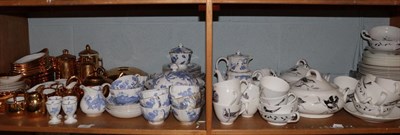 Lot 15 - A part Royal Worcester 'Blue Dragon' pattern tea set comprising: cups, saucers, side plates...
