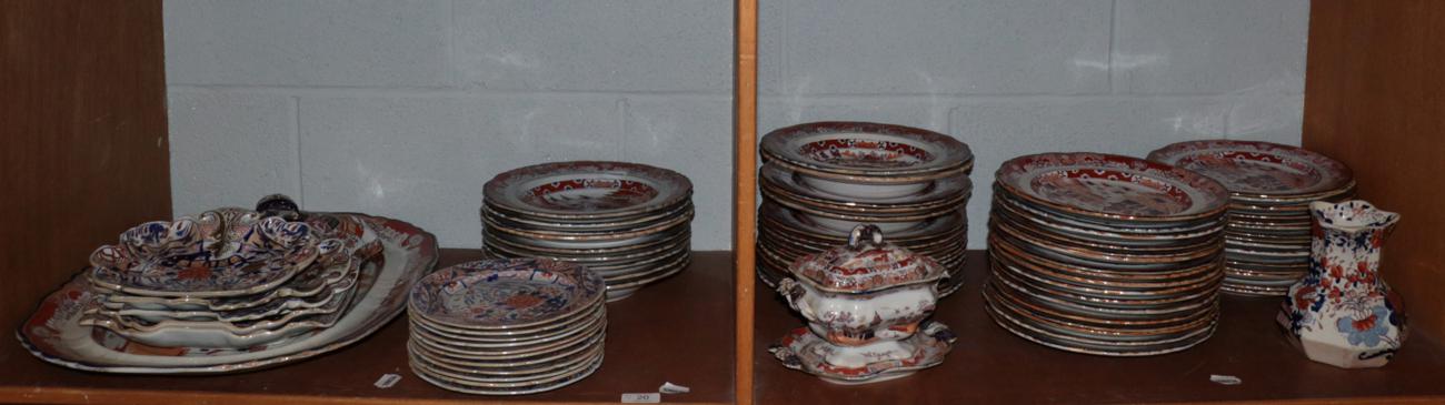 Lot 20 - A large quantity of Masons Ironstone dinner wares including dinner plates; serving plates;...