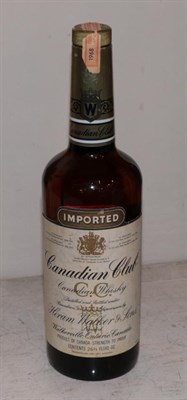 Lot 29 - Canadian Club 1968 Canadian Whisky, Hiram Walker & Sons 70° proof, 26 2/3 fl.oz, 1960s...