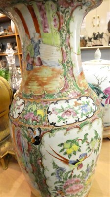 Lot 47 - A 19th century Canton famille rose vase