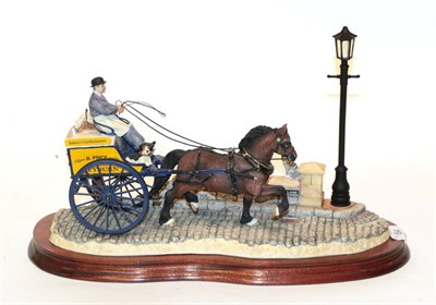 Lot 64 - Border Fine Arts 'Delivered Warm' (Horse-drawn baker's van), model No. B0040 by Ray Ayres,...