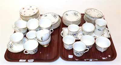 Lot 121 - A Shelley 'Chelsea' pattern part tea service and other tea wares