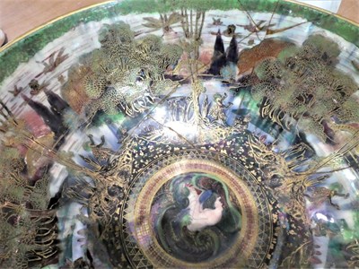 Lot 138 - A Wedgwood Fairyland lustre bowl ''Poplar tree pattern'' (a.f.)
