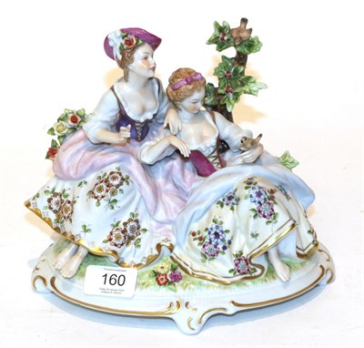 Lot 160 - A 20th century Unter Weiss Bach porcelain figural group