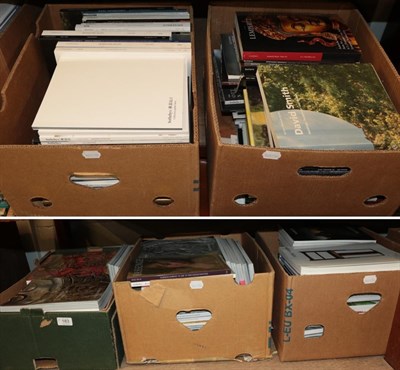 Lot 183 - Five boxes of auction catalogues and books