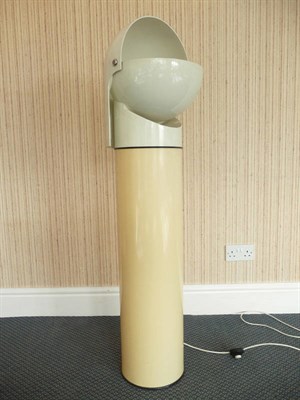 Lot 1552 - Gae Aulenti Pileo Floor Lamp, manufactured by Artemide, c.1970, of white and cream-coloured...