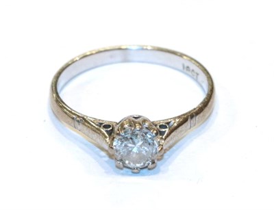 Lot 304 - A diamond solitaire ring, estimated diamond weight approximately 0.50 carat, finger size P1/2