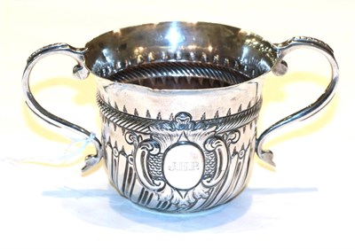 Lot 341 - An Edward VII silver two-handled cup, by Maurice Freeman, London, 1905, Britannia standard, in...