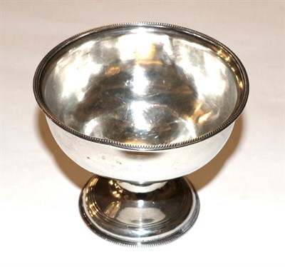 Lot 348 - A George III Irish silver bowl, by Matthew West, Dublin, 1785, the bowl tapering cylindrical...