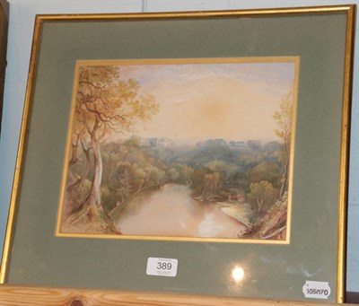 Lot 389 - Attributed to George Cuitt the Younger (1779-1854), South East view of Clifton, The seat of Timothy