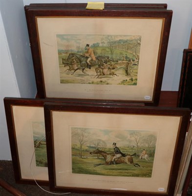 Lot 404 - After H. Watkins Wild (19th century) ''Near Bramham - Our MFH calling the Field to Order'';...