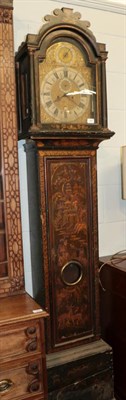 Lot 466 - A chinoiserie eight day longcase clock, dial bearing a later inscription Francis Mayhem,...