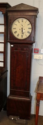 Lot 471 - A mahogany eight day longcase clock, early 19th century