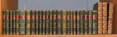 Lot 16 - A collection of leather bound books (twenty-seven volumes)