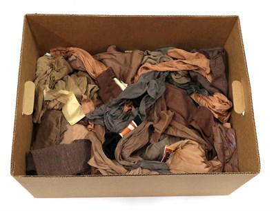 Lot 2144 - Quantity of Circa 1940's Coloured Stockings, in lisle and silk, some with original paper...