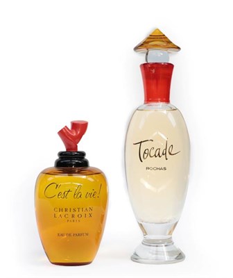 Lot 2167 - 'Tocade' by Rochas Large Advertising Display Dummy Factice, the large shaped glass bottle with...