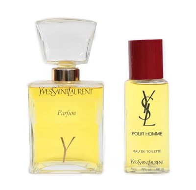 Lot 2172 - 'Y' by Yves Saint Laurent Large Advertising Display Dummy Factice, the cuboid glass bottle with...