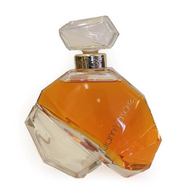 Lot 2173 - Gianni Versace Large Glass Advertising Display Dummy Factice, the glass bottle and stopper cut with