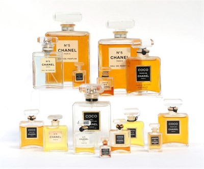 Lot 2178 - Group of Chanel Perfume Bottles, a mixture of mainly display dummy factice and some real scent,...
