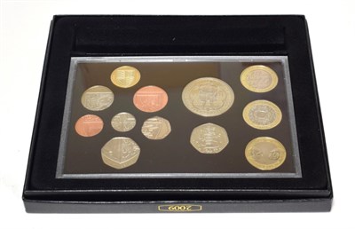 Lot 133 - Royal Mint 2009 Standard Proof Set. Including the 2009 Kew Gardens 50p. Complete with Box COA...