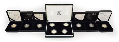 Lot 139 - UK £1 Silver Proofs Nations of the Crown 2017 and 2017 Piedfort, 2015 The Royal Arms and Piedfort