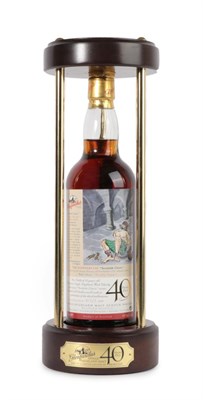 Lot 3127 - Glenfarclas 40 Years Old ''Scottish Classics'' Single Highland Malt Scotch Whisky, the label...