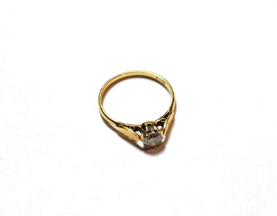 Lot 38 - An 18 carat gold round brilliant cut diamond solitaire ring, estimated diamond weight 0.40...
