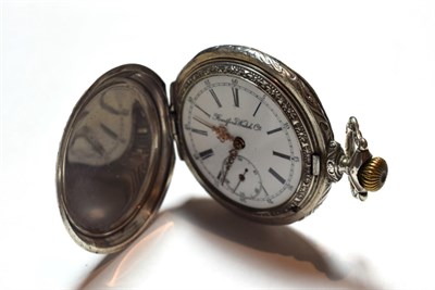 Lot 54 - A full hunter pocket watch, signed Hartford Watch Co, circa 1900 movement signed and numbered...