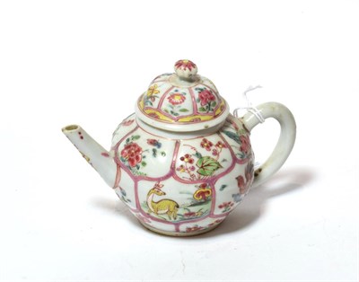 Lot 101 - An 18th century Chinese famille rose teapot and cover