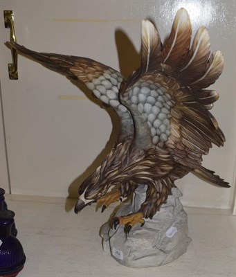 Lot 262 - A large Continental model of an eagle with out-stretched wings