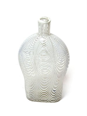 Lot 282 - A 19th century Nailsea glass flask