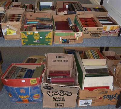 Lot 344 - A large collection of books including literature, history, art, bindings, etc (fifteen boxes)