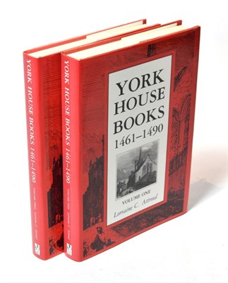 Lot 355 - Lorraine C. Attreed, York House Books, 1461-1490, two volumes, dust wrappers