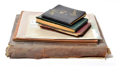 Lot 360 - Scrapbook, autograph albums, bible, football photographs etc