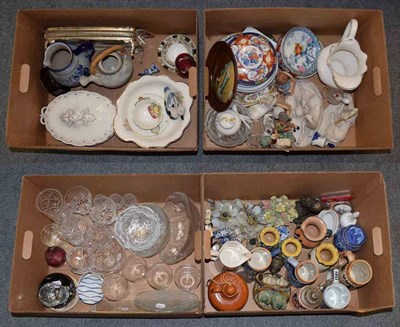 Lot 364 - Large quantity of decorative ceramics and glass (four boxes)