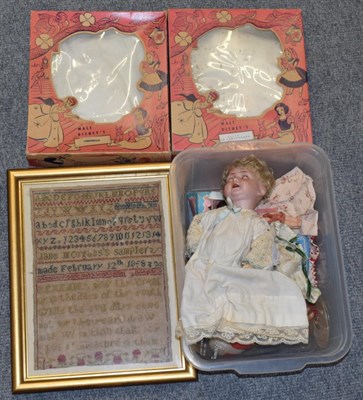 Lot 1057 - Two boxed circa 1930s Duchess doll corporation Walt Disney dolls, Cinderella and Alice in...