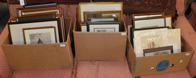 Lot 1103 - A large quantity of 19th century and later coloured and black and white engravings and prints,...