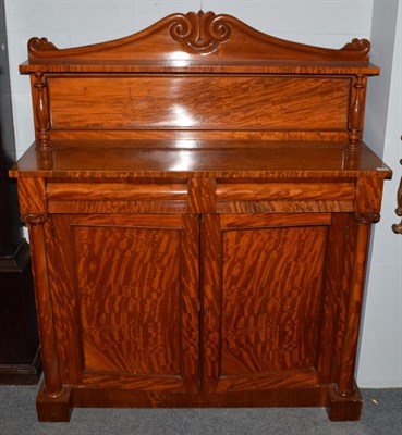 Lot 1143 - A Victorian satinwood chiffonier, 3rd quarter 19th century, the superstructure with a shelf...