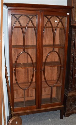 Lot 1147 - A 19th century mahogany bookcase on stand, 185cm by 96cm by 84cm