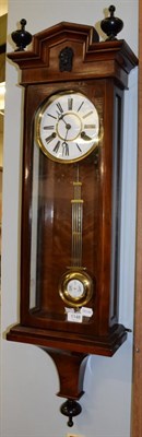 Lot 1148 - A Vienna type wall clock