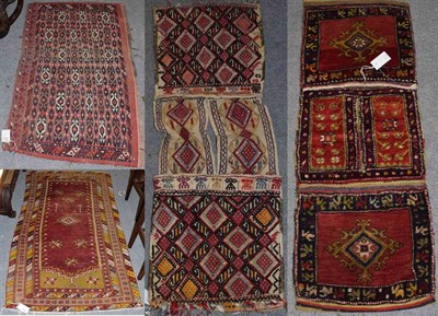 Lot 1240 - Yomut chuval and three other small weavings (4)