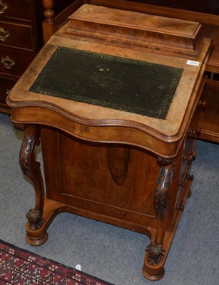 Lot 1286 - A Victorian walnut Davenport, 83cm by 56cm by 54cm