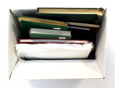 Lot 2027 - Box Album and 5 stock books various countries including Iraq/Germany/Italy and States/Latvia...