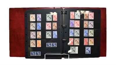 Lot 2036 - 1948 ROYAL SILVER WEDDING UNMOUNTED MINT SETS X 65. In boxed Album on stock sheets,  Including...