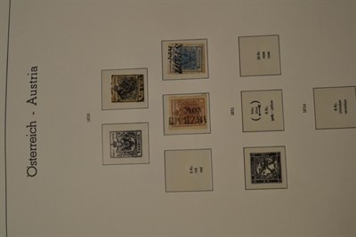 Lot 2044 - 3 Superb Lighthouse Albums and Slip cases for Austria. 1850 - 1993. Includes many interesting...